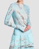 Moschino Women's Slashed Print Tulle Top - 5