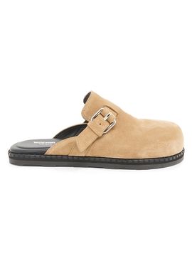 Moschino Women's Sporty Suede Mules