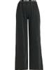 Moschino Women's Stretch-Cotton Fleece Wide-Leg Pants - 1