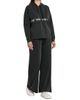 Moschino Women's Stretch-Cotton Fleece Wide-Leg Pants - 2