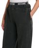 Moschino Women's Stretch-Cotton Fleece Wide-Leg Pants - 6