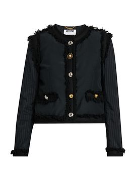 Moschino Women's Stretch Boucle Lady Jacket