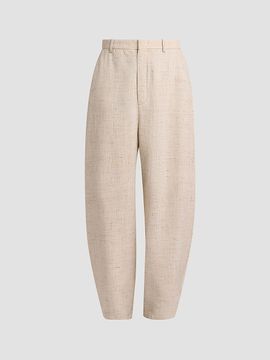 Moschino Women's Tweed Tapered-Leg Trousers