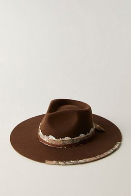 Mossant Lace Wool Round Top Hat