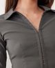 Motel Motel Alika tailored button up shirt in slate gray - part of a set - 2