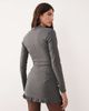 Motel Motel Alika tailored button up shirt in slate gray - part of a set - 3
