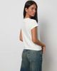 Motel Motel clio basic t-shirt in white - 2