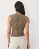 Motel Motel Ernesta keyhole top in leopard print-Brown - 4
