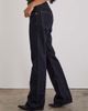 Motel Motel low rise twisted seam jeans in rinse-Blue - 2