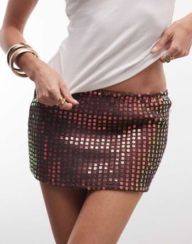 Motel Motel olsa sequin mini skirt in multi - part of a set