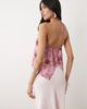 Motel Motel Orseha halter neck animal print top in pink - 4