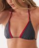 Motel Motel Pada Bikini top in Charcoal red-Gray - 3