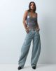Motel Motel qian sequin tank top in silver - 2