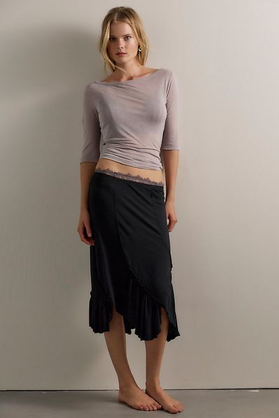 Motel Motel Sumiatun Midi Slip Skirt
