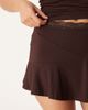 Motel Motel Taleah lace mini skirt in chocolate brown - part of a set - 3