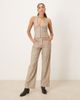 Motel Motel Tatina polka dot pants in beige - part of a set-Neutral - 1
