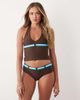 Motel Motel Towi swim top in Brown blue - 1