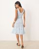 Motel Motel valea midi dress in ice blue - 4