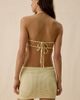 Motel Motel Vidia Polka Dot Low-Rise Mini Skirt in Yellow, Women's at Urban Outfitters - 5
