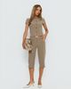 MOTEL Tunian Capri Tailored Pants Taupe - 1