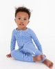 Motette Motette Boys' Cobalt Stripe Bamboo Sleeper - 5