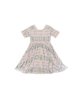 Motette Motette Girls' Spring Cascade Bamboo Twirl Dress