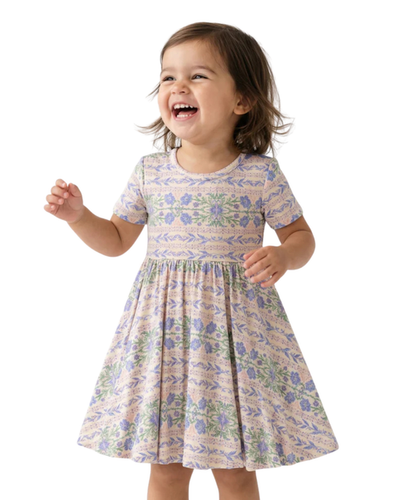 Motette Motette Spring Cascade Twirl Dress 