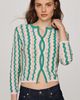 MOTHER 100% Cotton Pointelle Cardigan - 1