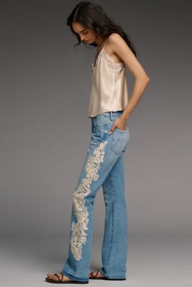 MOTHER Chomp Heel High-Rise Flare Jeans