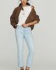 MOTHER Dazzler Crop Mid-Rise Straight Jeans - 1