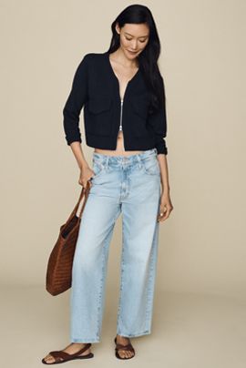 MOTHER Dodger Ankle Mid-Rise Jeans
