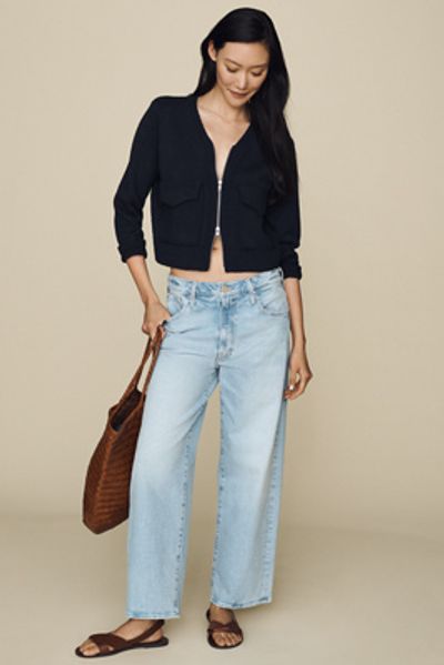 MOTHER Dodger Relaxed Mid-Rise Ankle Jeans