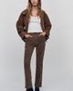 MOTHER Hustler Floor High-Rise Cropped Straight-Leg Jeans - 1