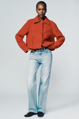 MOTHER Kick It Double Sneak High Rise Straight Leg Jeans