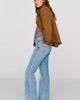 MOTHER Kick It Double Sneak High Rise Straight Leg Jeans - 4