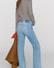 MOTHER Kick It Double Sneak High Rise Straight Leg Jeans - 5
