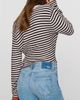 MOTHER Kick It Double Sneak High Rise Straight Leg Jeans - 6
