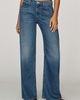 MOTHER Lasso Sneak Mid-Rise Wide-Leg Jeans - 2