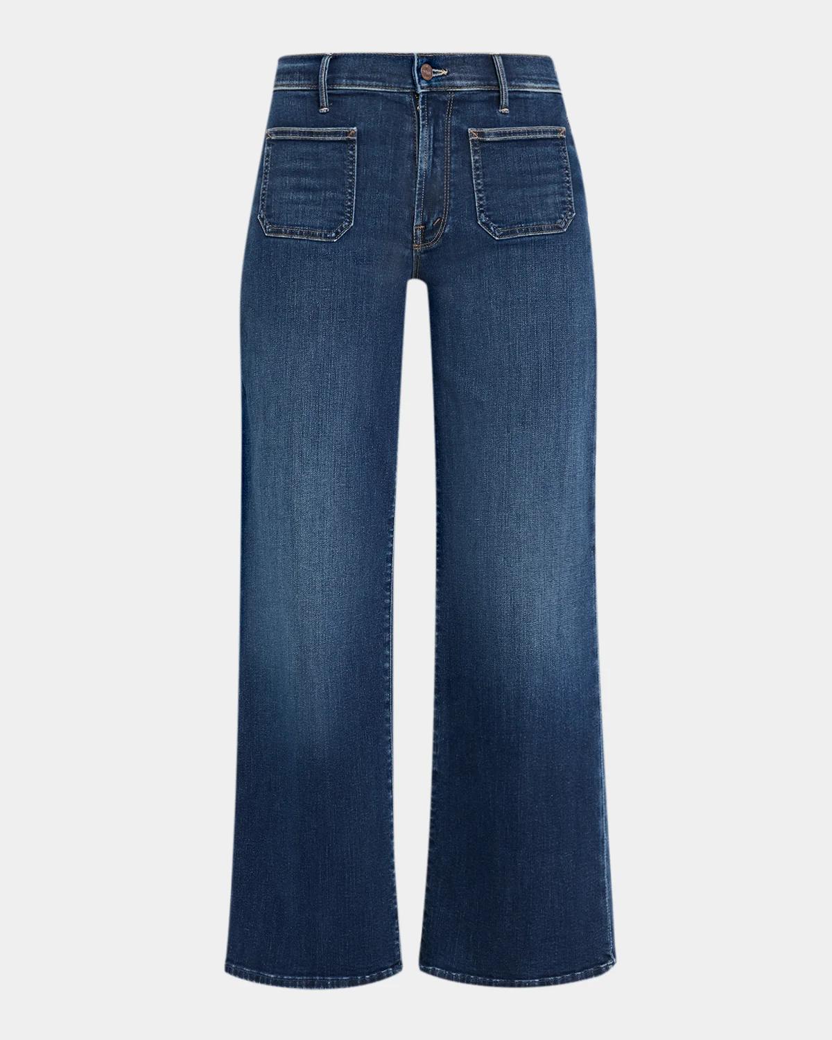 MOTHER Lil Patch Pocket Mid-Rise Jeans