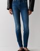 MOTHER Looker Mid-Rise Skinny Straight-Leg Jeans - 4