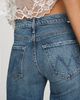 MOTHER Maven Mid-Rise Cropped Wide-Leg Jeans - 2