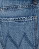 MOTHER MOTHER Bookie Slit Twist Heel Fray Jeans Double Take - 6
