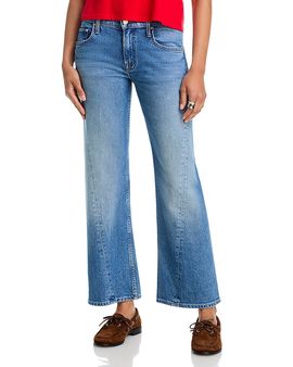 Mother Mother Lil Bookie Twist Skimp Mid Rise Jeans in Just An Animal