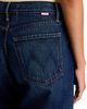 Mother Mother Lil Lemon Twist High Rise Wide Leg Jeans in Fresh Squeezed - 5
