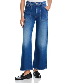 Mother Mother Lil Patch Maven Sneak High Rise Jeans in Spare Me the Drama