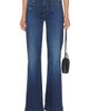 MOTHER MOTHER Lil Petite Hustler Roller Patch Pocket Sneak Jeans - 1