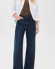 MOTHER MOTHER Lil Petite Lemon Twist Wide Leg Jeans fresh squeezed - 5
