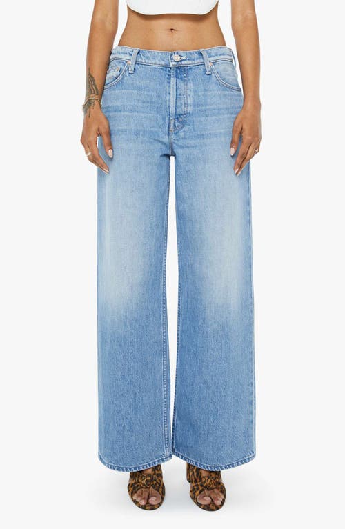 MOTHER MOTHER Lil Rerun Zip Sneak High Waist Wide Leg Jeans