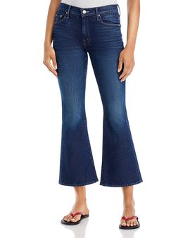 Mother Mother Lil Weekender Mid Rise Flared Jeans in Kicks And Riffs