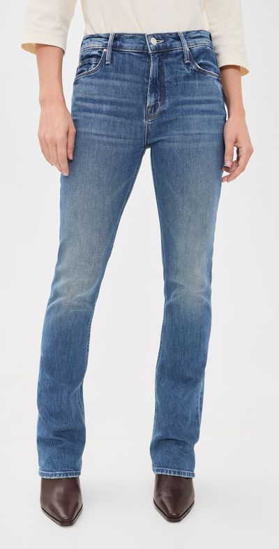 MOTHER MOTHER Petite Lil Runaway Jeans On A Roll